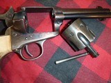 Colt SAA 4&3/4 Very Good bore and action Real stag grips old refinish on frame - 8 of 9