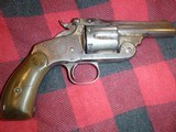 Smith and Wesson New Model #3 cut-down belly-gun .44 Russian - 1 of 9