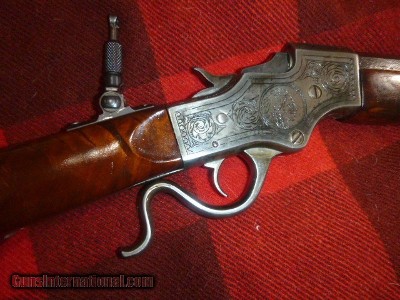 Stevens Deluxe 44 single shot engraved .22LR