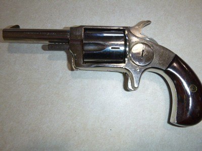 Collection of 4 .32 & .38 Rimfire revolvers, Nickel finish, all working - Image 8 of 8