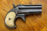 Remington O/U Derringer .41 caliber rimfire - 1 of 12