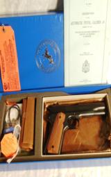 Colt 1911 Government Model Reproduction Carbonia Blue - New in Box
- 7 of 8