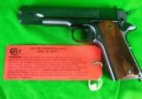 Colt 1911 WW1 Reproduction NIB - 45 ACP - Carbonia Blue - 1 of 9