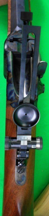 Shiloh Sharps #1 Sporter with MVA Soule Sight - 45/110 like new with Brass and bullets - 12 of 15