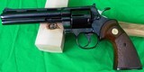 Colt Python 6 inch Blued in 357 magnum made in 1977 made in 1977 - LIKE NEW! - 1 of 19