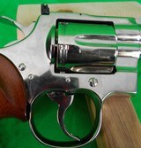 Colt Python 4 inch Nickel in 357 magnum made in 1979 - 6 of 13