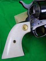 Colt Single Action Army 3rd Generation in 45 Long Colt with 4 3/4 inch barrel - blued - Ivory Grips - LIKE NEW! - 6 of 17
