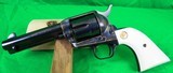 Colt Single Action Army 3rd Generation in 45 Long Colt with 4 3/4 inch barrel - blued - Ivory Grips - LIKE NEW! - 2 of 17