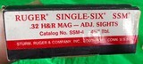 Ruger Single Six SSM in 32 H&R Mag - made in 1985 - NEW IN BOX - 2 of 10