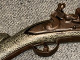 Early-1700s OTTOMAN Antique REAL PIRATE’S SILVER WIRE INLAID Flintlock Dag BLUNDERBUSS ORNATE - 6 of 15