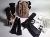 CZ SP01 ACCU SHADOW PISTOL with COMP-Tac Competition Holster & Mag Pouch & 5 MAGS - 1 of 11
