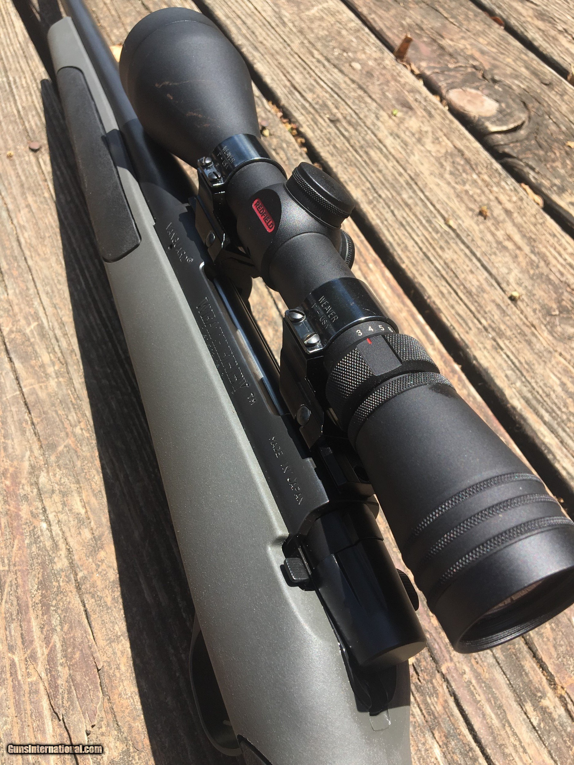 257 Weatherby Mag Vanguard Rifle With Scope