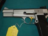 Browning Hi-Power, Silver Chrome. - 1 of 3