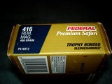 Federal Premium Safari .416 remington - 2 of 2