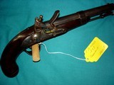 R. Johnson 1837 Flintlock pistol. .54 cal. - 1 of 8