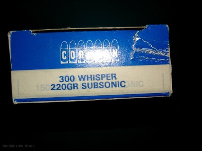 Corbon 300 Whisper ammo