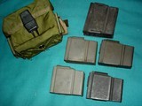 M1-A magazines and military pouch - 1 of 4