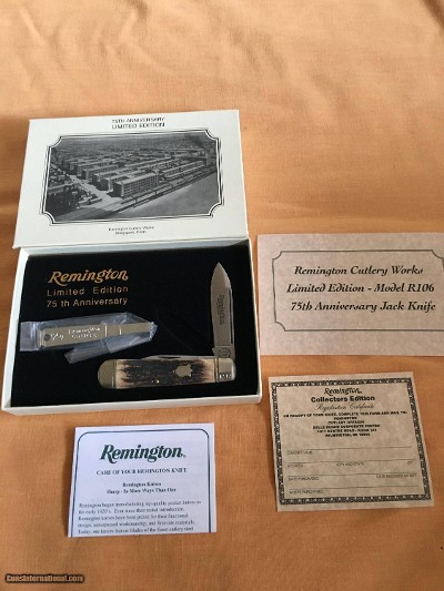 Remington Arms 75th Limited Edition Jack Knife