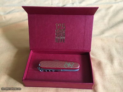 Victorinox 125 Years Your Companion For Life 3 1/2- inch pocket knife.