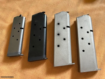 Colt 1911 magazines. 1911 and Gov't .380.