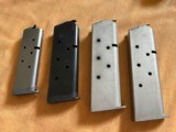 Colt 1911 magazines. 1911 and Gov't .380.