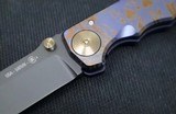 Spartan Blades HARSEY Titanium Folder 2022 Special Edition - Drop Point Blade / CPM-S45VN / Royal Flush Anodized Handle SF5FLUSH - 3 of 7