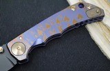 Spartan Blades HARSEY Titanium Folder 2022 Special Edition - Drop Point Blade / CPM-S45VN / Royal Flush Anodized Handle SF5FLUSH - 2 of 7