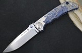 Spartan Blades HARSEY Titanium Folder 2022 Special Edition - Drop Point Blade / CPM-S45VN / Viking Longboat Anodized Handle SF5VIKING