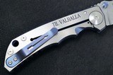 Spartan Blades HARSEY Titanium Folder 2022 Special Edition - Drop Point Blade / CPM-S45VN / Viking Longboat Anodized Handle SF5VIKING - 6 of 8