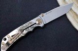 Spartan Blades HARSEY Titanium Folder 2022 Special Edition - Drop Point Blade / CPM-S45VN / Koi Pond Anodized Handle SF5KOIFISH - 5 of 8