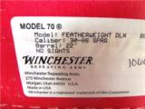 2008 Limited Edition Winchester Model 70 Featherweight Deluxe in .30-06- 15 of 15