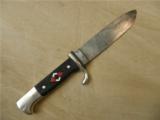WW2 Era Hitler Youth Knife RZM Marked - 1 of 7