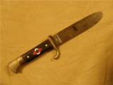 Original WW2 German Hitler Youth Knife RZM - 1 of 9