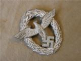 WW2 German Police Cap Eagle and Wreath Badge - 1 of 3