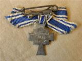 WW2 German Miniature Mother's Cross in Silver - 2 of 3