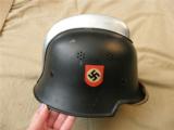 WW2 German Fire Police Helmet Very Nice! - 1 of 10