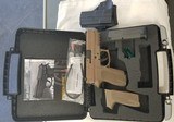 Sig Sauer SP 2022 in FDE..15 shot 9mm..with Holster, extra Mag & Grips.. - 6 of 8