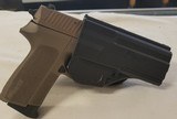 Sig Sauer SP 2022 in FDE..15 shot 9mm..with Holster, extra Mag & Grips.. - 2 of 8