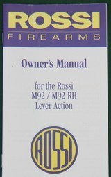 Rossi Model R92RH, Ranchhand “Mare’s Leg”, .357 Magnum Rifle - 13 of 14