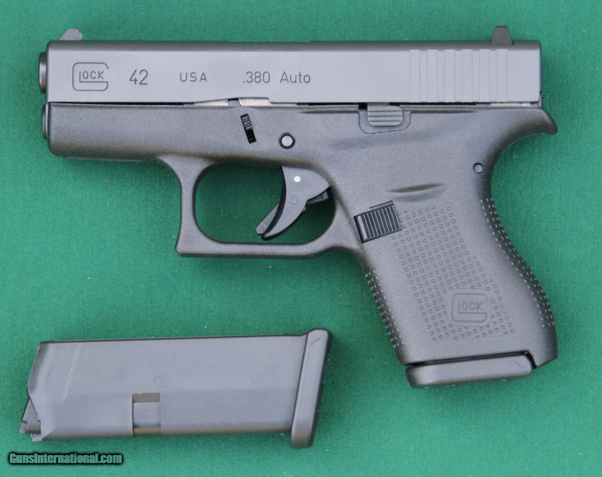 Glock Model 42, .380 Auto Semi-Automatic Pistol For Sale