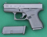Glock Model 42, .380 Auto Semi-Automatic Pistol - 3 of 3
