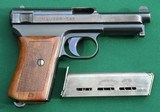 Mauser Model 1914, Fourth Variant, 7.65mm (.32) Semi-Automatic Pistol - 1 of 9