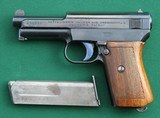 Mauser Model 1914, Fourth Variant, 7.65mm (.32) Semi-Automatic Pistol - 2 of 9