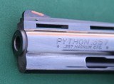 Colt Python, .357 Magnum, Double-Action, Royal Blue Revolver, YOM: 1995 - 9 of 15