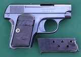 Colt 1908 Vest Pocket Model Hammerless, .25 Semiautomatic Pistol - 1 of 13