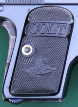 Colt 1908 Vest Pocket Model Hammerless, .25 Semiautomatic Pistol - 3 of 13