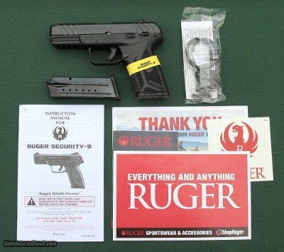 Ruger Security 9, 9mm, Semi-Automatic Pistol