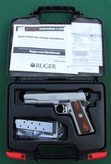 Ruger SR1911, Stainless Steel, .45 ACP, Semi-Automatic Pistol - 1 of 10