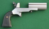 HJS Arms, Model A01, Frontier Four Derringer, Stainless Steel, Single-Action, Four-Shot, .22 LR Derringer - 3 of 10