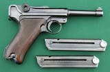 1918 Erfurt P-08 Luger, 9mm Pistol - 1 of 14